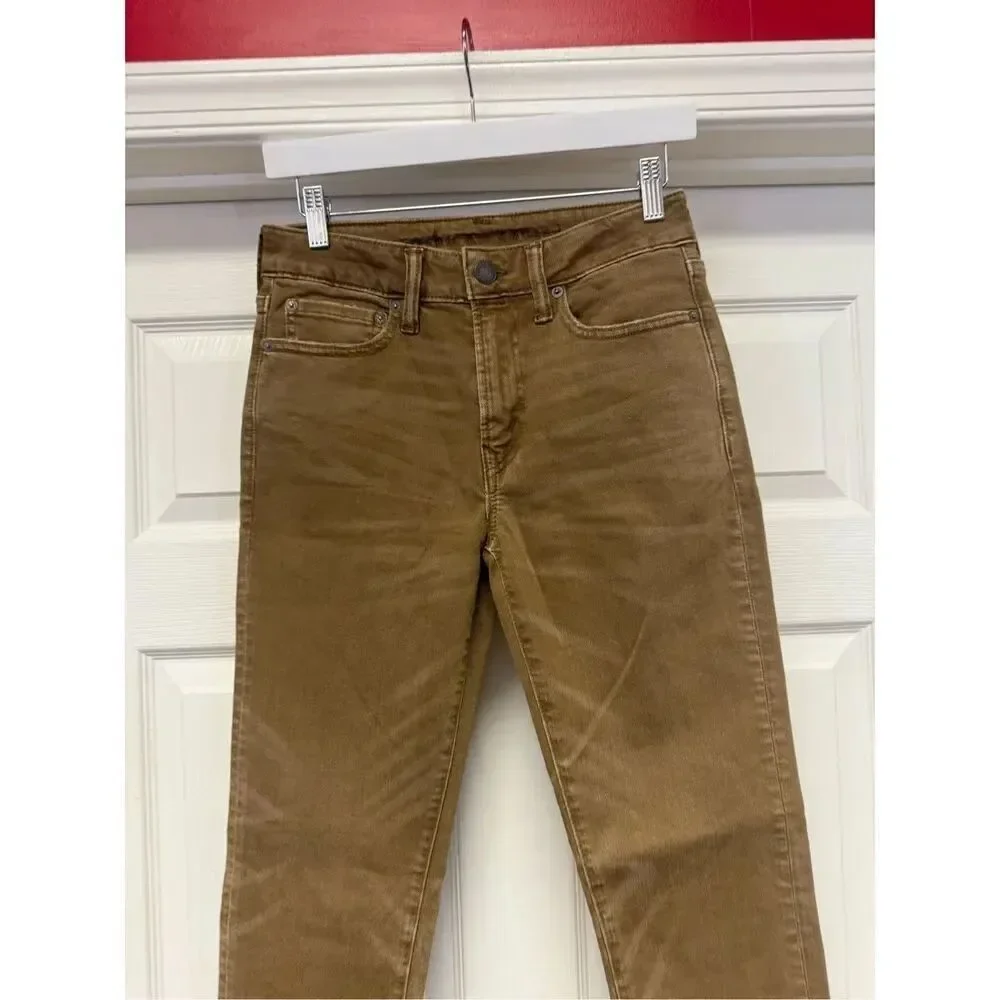 American Eagle Brown Wash Airflex + Skinny Jeans sz 28X30 EUC